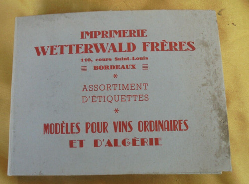 Imprimerie wetterwald bordeaux - imprimerie,