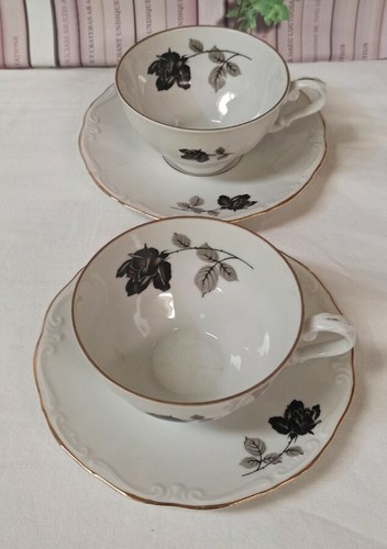 Tasses anciennes porcelaine - 2,