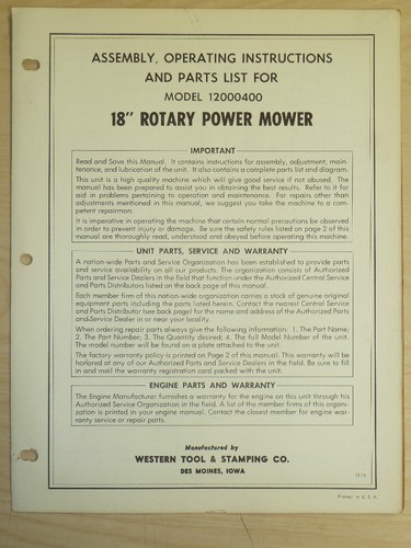 Western tool rotary - tool, power