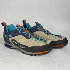 Garmont Dragontail Womens Beige Black Blue Hiking Boots Size 8.5 EU 40