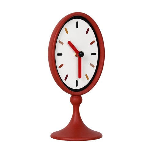 Horloge table rouge - horloge, de