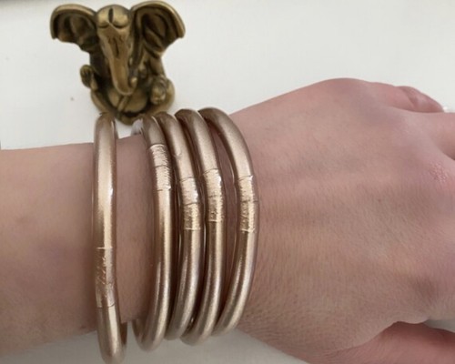 Bracelet jonc bouddhiste - jonc,