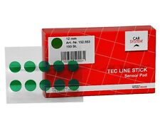 150 Pièces Cs Tec Ligne Autocollant 12mmØ Capteur Tapis Parc Masquer Vert Vernis