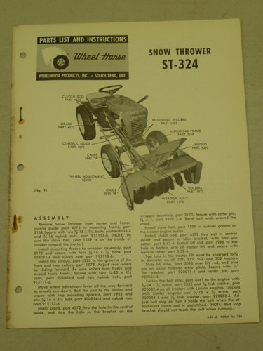 1963 wheel horse - wheel,