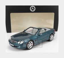 1:18 NOREV Mercedes Benz Sl-Class Sl500 (R230) Cabriolet 2003 Blue Met B66040689
