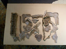 USED SILICONE MOLDS OF ANTIQUE + POSITIVE FRAME MOLDINGS