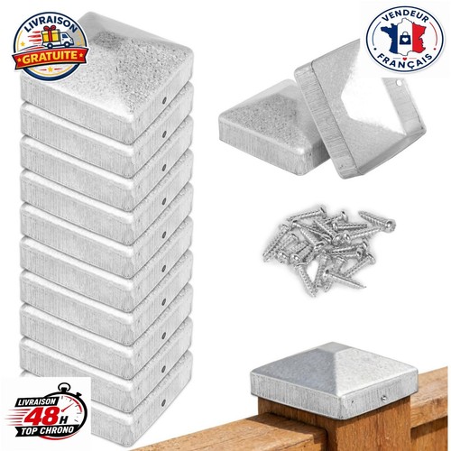 Capuchons poteau 7x7 lot - cm,