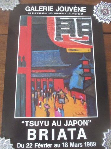 Affiche exposition briata - affiche, d'exposition
