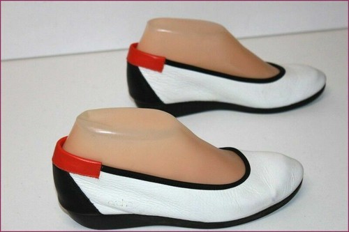 Arche white stretch leather - white,