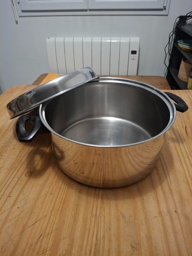 Faitout inox et cuivre - inox,