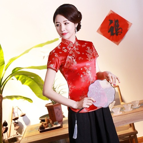 Chemisier style satin - ,