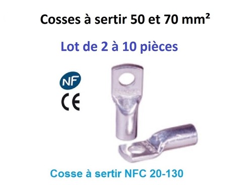 Cosse sertir 70 - ou, mm²