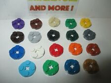 LEGO - 2x2 Axle Hole 4032 Round Plate Plate - Choose Color and Quantity