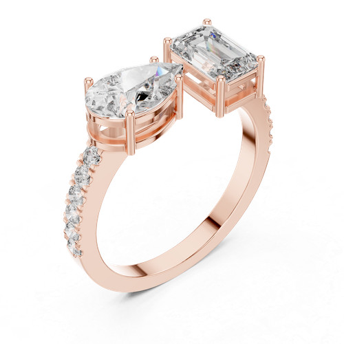 Bague diamant créée - , en