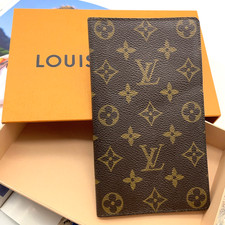 Auth Louis Vuitton Monogram Porte Chequier Carte M62225 Wallet W/Box NS090697