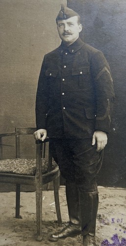 Photo poilu prisonnier guerre - photo,