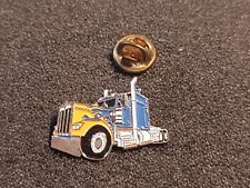 Pin's Camion Remorque Vintage Édition Atlas Transport Jaune  - Pin  L19