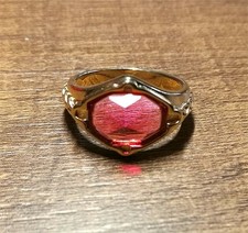 Gandalf Ring The Lord of the Rings LOTR Narya Cosplay Fire Red Prop