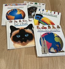 Lot of 5 Mes Premieres Decouvertes Hardcovers French special transparent pages