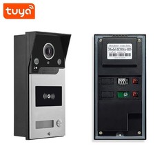 Interphone vidéo Tuya avec sonnette et caméra WiFi intelligente 2MP, prise POE