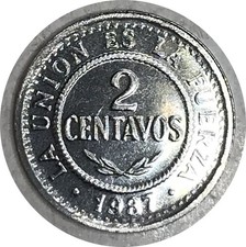 Bolivia 1987 • 2 centavos
