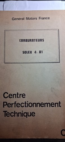 Manuel reglage carburateur - manuel,