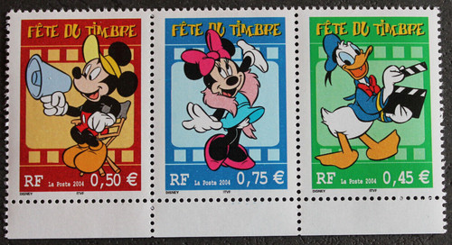 Timbre france triptyque - timbre,