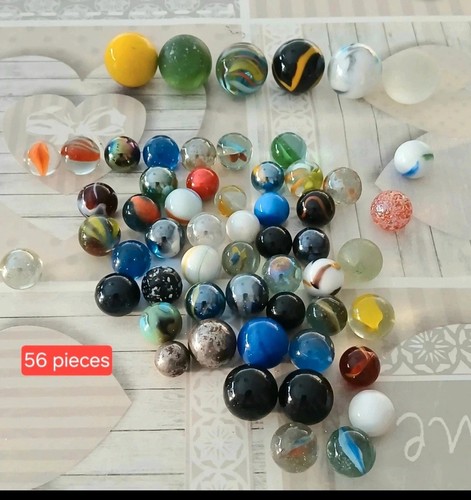 Lot billes verre - de,