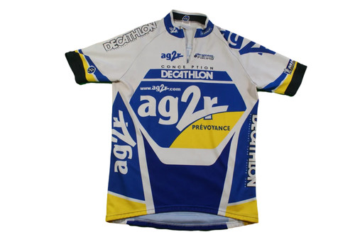 Maillot vélo rétro ag2r - vélo,
