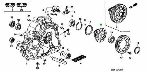 Oem honda case comp - oem,