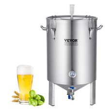 VEVOR Cuve de Brassage Domestique Ensemble Cuve Fermentation Bière en Inox 60 L