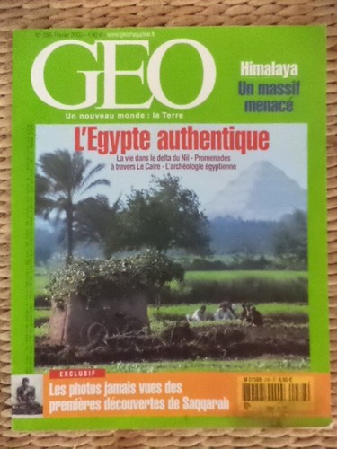 Magazine geo l egypte - magazine,