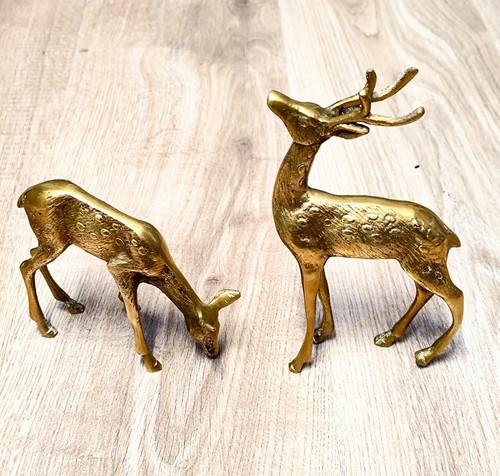 Couple cerf biche en - et,