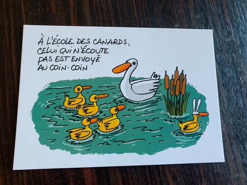 Carte postale bon baisers - carte, du