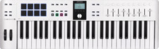 CLAVIER MAITRE 49 NOTES  ARTURIA KEYLAB ESSENTIAL 3 BLANC