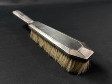 1930-1950 Art Deco Style Silver Metal Table Brush