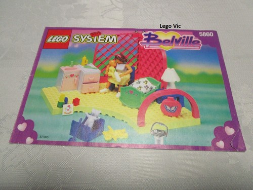 Lego 5860 belville notice - lego,