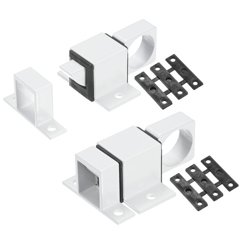 Loquet auto fermant alu - 2x, auto-fermant