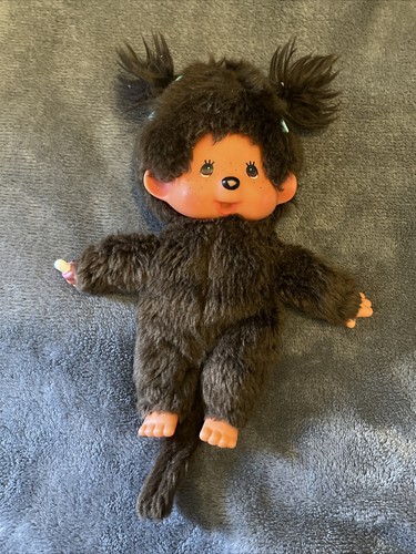 Peluche monchichi fille - 18, cm