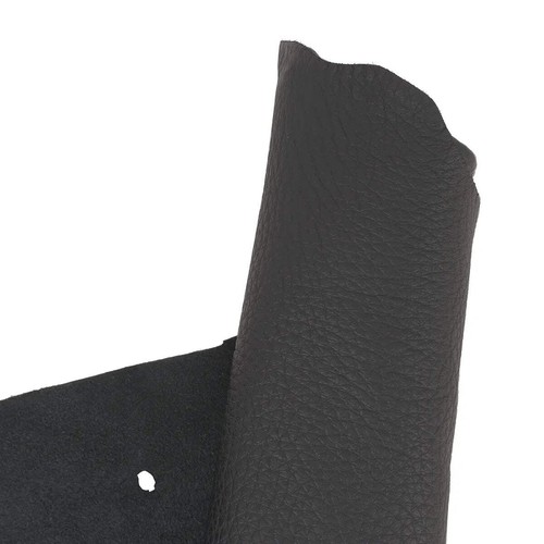 Peau cuir cerf noir - cuir,