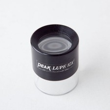 Vtg. PEAK Lupe Loupe 10x - Pocket Size - Lightweight - Magnifier Made in Japan