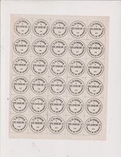 Vers 1850. Page. Etiquettes