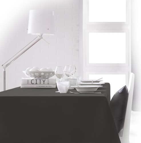 Nappe unie gris anthracite