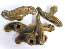 5 bouton de porte en bronze