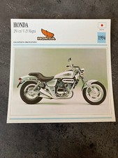 CARTE FICHE MOTO collection ATLAS HONDA 250 CM3 V 25 MAGNA