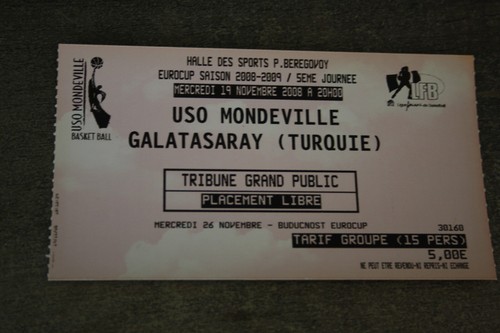 Ticket basket ball uso - )),