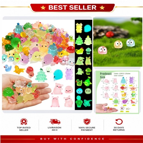 120 pièces mini figurines - pièces,