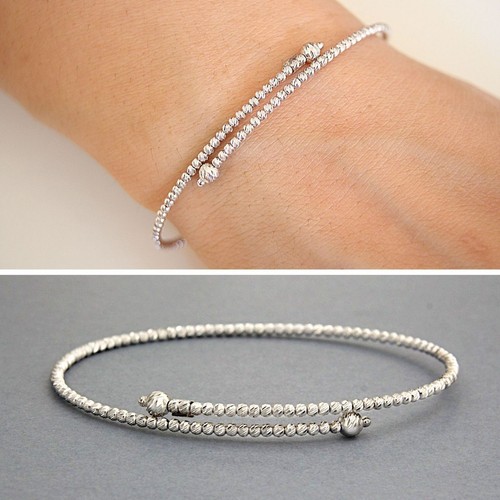 Bracelet blanc 18 carats - or,