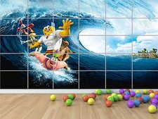 BOB L'EPONGE SPONGE BOB LE FILM OFFICIEL GEANT POSTER CHAMBRE ENFANTS ROOM KIDS 