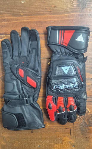 Dainese black red - &, gloves